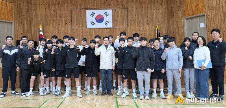 증평군체육회, 충북소년체육대회 증평군선수단 격려