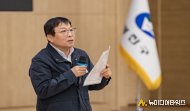 자양3동 227-147번지 일대 주택재개발사업 정비계획(안) 주민설명회 참석한 김경호 광진구청장