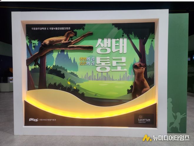 충북아쿠아리움, ‘생태통로 생명의 길’ 특별전 개최(국립광주과학관 전시 모습)