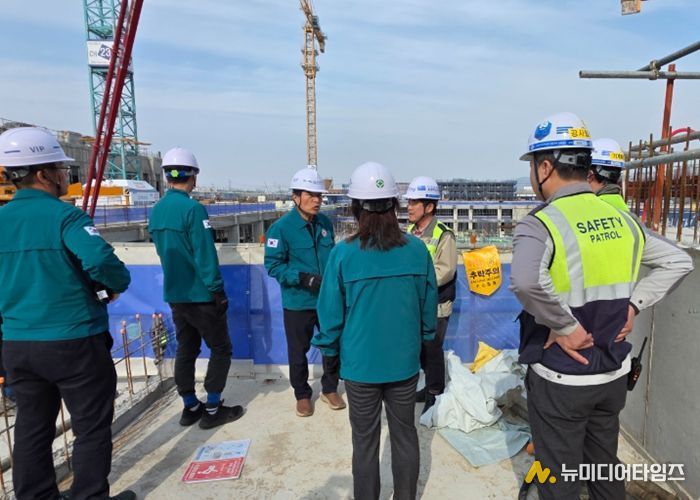 강화군, 해빙기 맞아 아파트 건설현장 안전관리 강화 나서