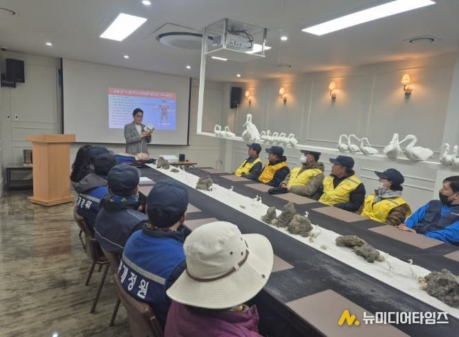 강화군, 화개정원사업소 응급처치 및 심폐소생술 교육 실시