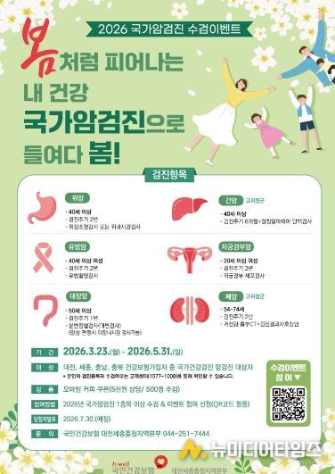 국민건강보험공단과 봄철 국가암검진 참여 독려