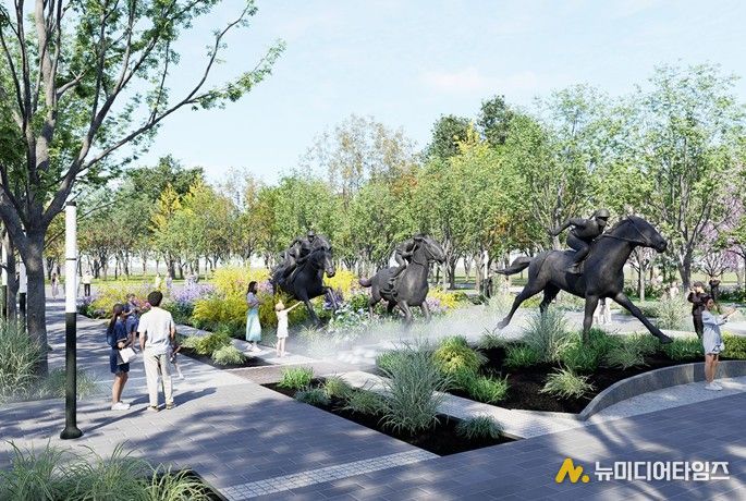 한국마사회 기관정원 조성예정도