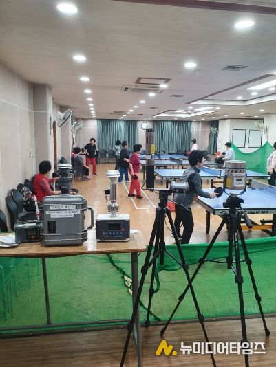 다중이용시설 실내공기질 측정 사진