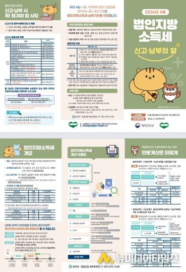 2026년 4월 법인지방 소득세 안내 리플릿