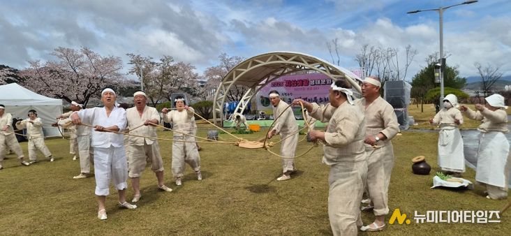 구미 발갱이들소리, 지산샛강에 울려 퍼지다