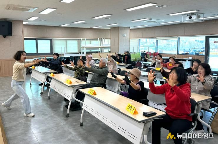 유성구보건소 치매안심센터에서 진행중인 상반기 ‘인지강화교실 및 치매예방교실'