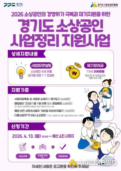 경상원, 폐업 소상공인 재기 돕는 ‘사업정리 지원사업’ 본격 추진