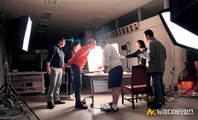 강진군 디지털 창업 실습교육이 농업기술센터에서 진행되고 있는 모습.