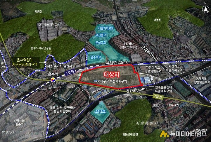 위치도 (구로구 오류동 111-1번지 일대)