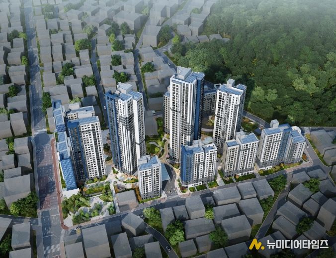 시흥4동 817번지 일대 모아타운 내 모아주택 사업 조감도