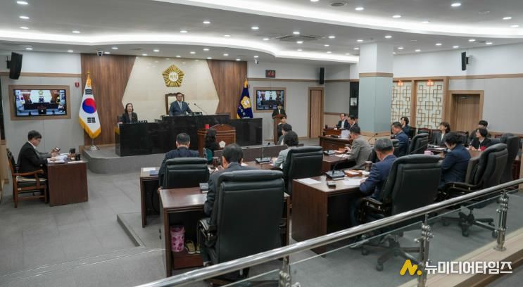 제350회 괴산군의회 임시회 개회