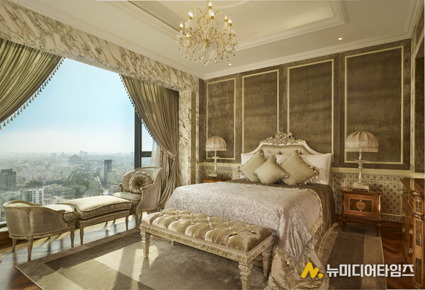 The Reverie Suite bedroom adorned with Provasi interior furnishings