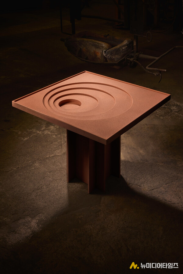 One of Four Unique Pollinator Baths Cast in Kohler